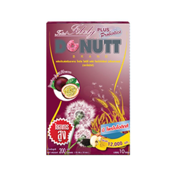 泰國 Donutt Fiber PLUS 百香果味酵素纖維飲 (新產品) 1盒10包