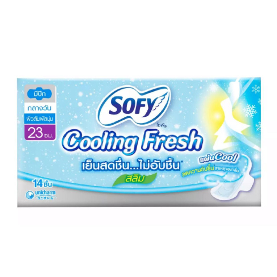 泰國 Sofy 超薄冰感衛生巾 23 cm 14 片