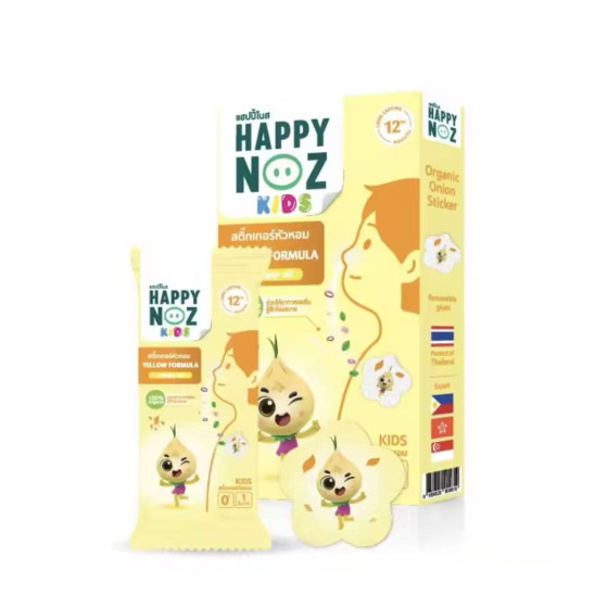 泰國 Happy Noz (黃色) 洋蔥貼紙  (6片裝) 