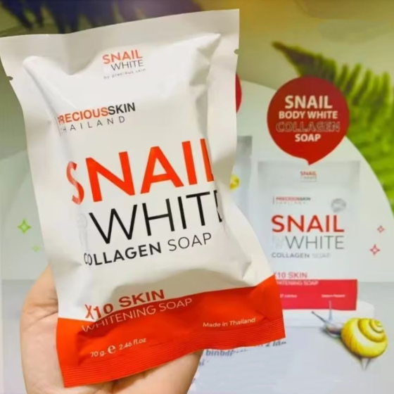 泰國 Snail White 蝸牛膠原蛋白皂 70 G 