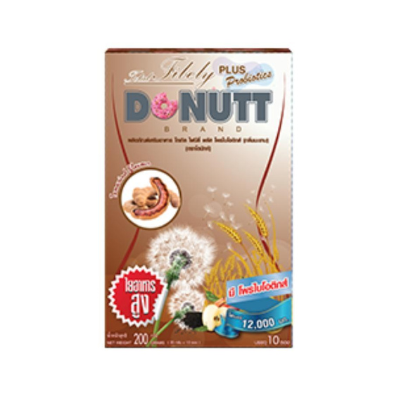 泰國 Donutt Fiber PLUS 羅望子味酵素纖維飲 (新產品) 1盒10包