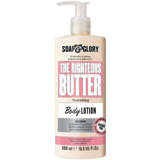泰國 Soap & Glory Soap The Righteous Butter Body Lotion 身體修護霜 500 ML 