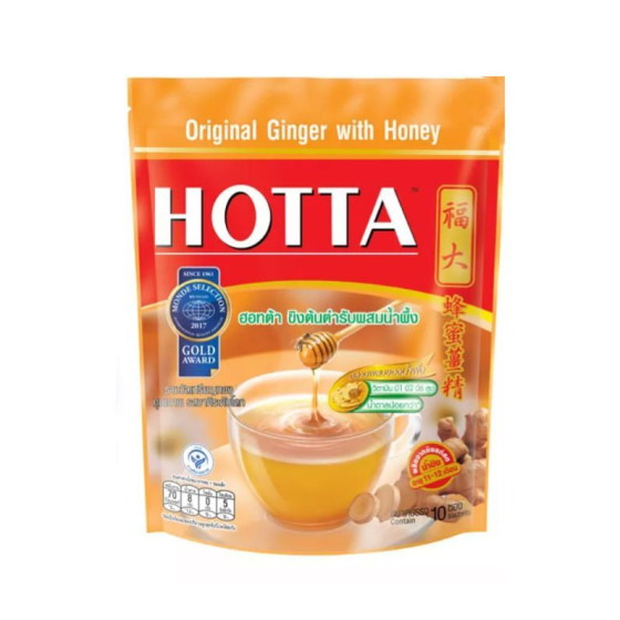 泰國 Hotta 生薑蜂蜜茶 18 g x 10 小包