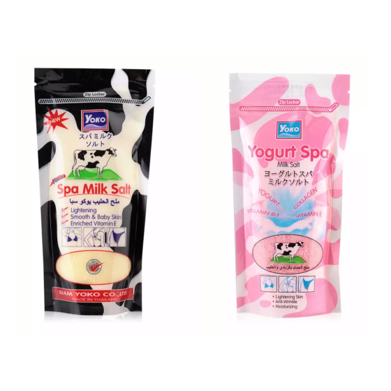 泰國 Yoko Yogurt Spa Milk 牛奶乳酪磨沙浴鹽 300 g 